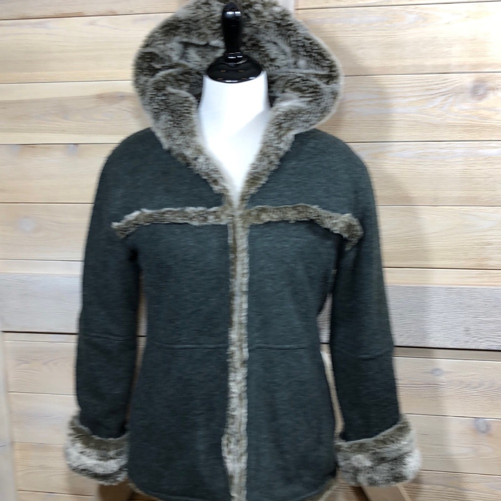 Athleta Wool Blend Teddy Bear Jacket Medium